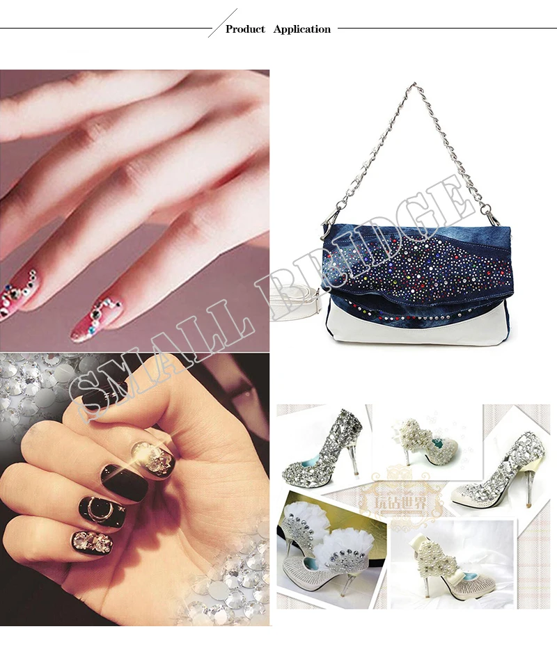 Flat Backl Rhinestones For Nails4