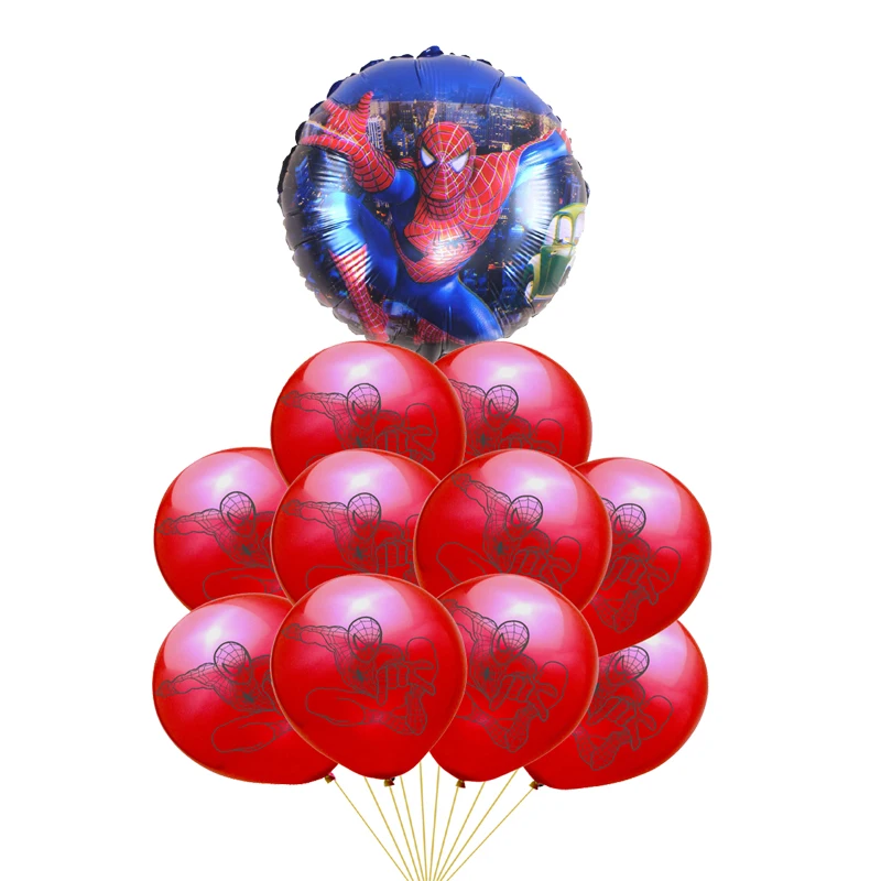 Супер герой фольги баллоны Халк Капитан Америка Железный человек паук человек латексные воздушные шары день рожденья для мальчиков украшения Детские игрушки Globos