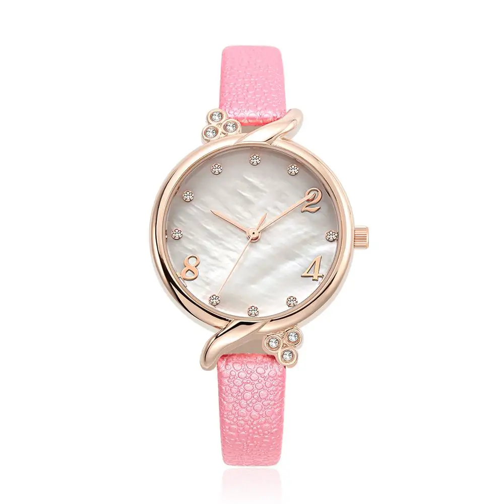 

Fashion brand women watches leather strap casual lady wristwatches