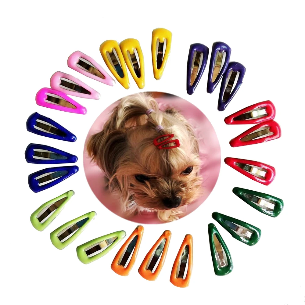 10pcs/20pcs Small Dog Cat Hairpin Mini 2cm Pet Grooming Headdress Dog