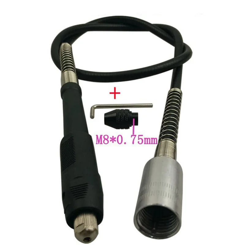 18x1.5MM Dremel tool Rotary Grinder Tool Flexible Flex Shaft Dremel Foredom rotary tool accessories flex shaft + universal chuck 200mm metal universal screwdriver head electronic shaft connection multifunctional flexible shaft electric drill accessories