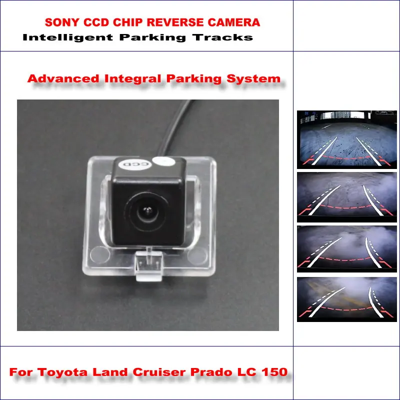 

For Toyota Land Cruiser Prado LC 150/LC150 2010-2014 Car Intelligentized Reverse Camera Rear View Dynamic Guidance Tracks CAM