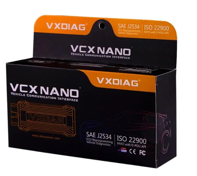 Автомобильный сканер FVDIFUL VXDIAG VCX NANO Wi Fi/USB для Ford/Mazda 2 в 1 многоязычная версия IDS