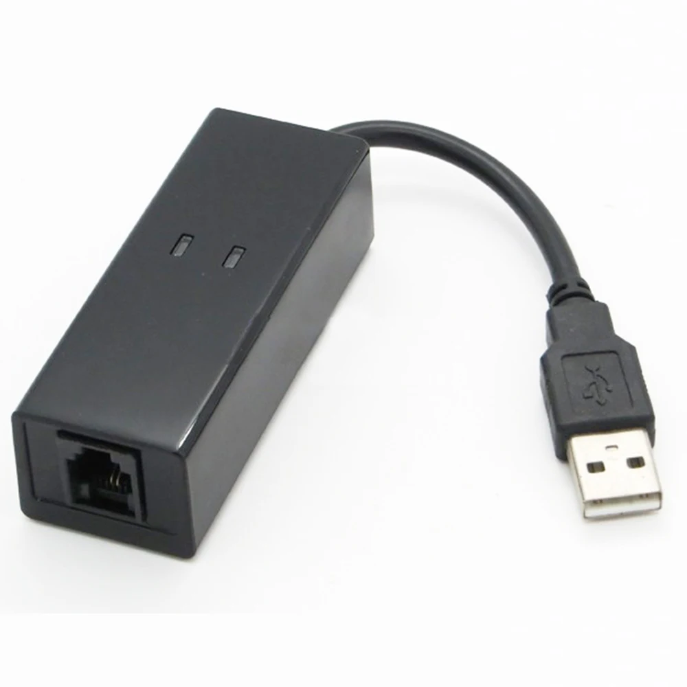 Usb External Dial up Voice Modem Modem para Win xp Vista Win7 10 Linux 56k V.90 V.92 - Imagem 2