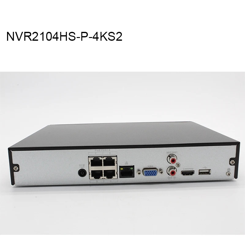 NVR2104HS P 4KS2 4ch 8ch NVR2108HS 8P 8MP Compact 1U Lite 4K POE NVR H.265 сетевой видеорегистратор для ip камеры 4mp