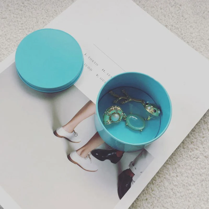 Buy Iron Mint Green Jewelry Storage Box Easy Induction Finishing Jewelry Gift