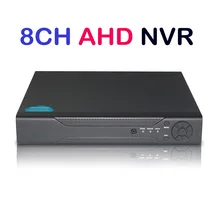 8CH AHD DVR 720P 12fps AHDM H.264 CCTV Video Recorder Camera Onvif Network 8 Channel IP NVR/1080P Multilanguage 1080N@12fps