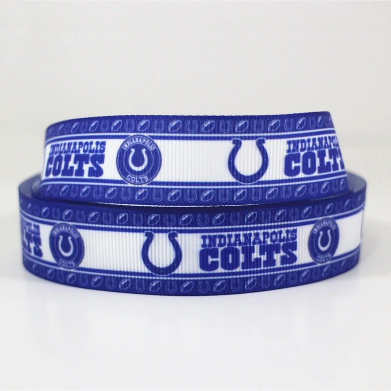 50 ярдов 7/8 &quot1&quot 1 5 &quot2&quot 3 &quot22 мм 25 38 75 Спортивная команда печатная grosgrain лента