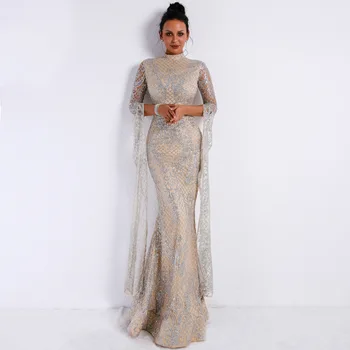 

2019 Dress Sexy Fashion Elegant Full Flash Sequined Lace Women O Neck Night Club High Quality Body con Party Dresses Wholesale