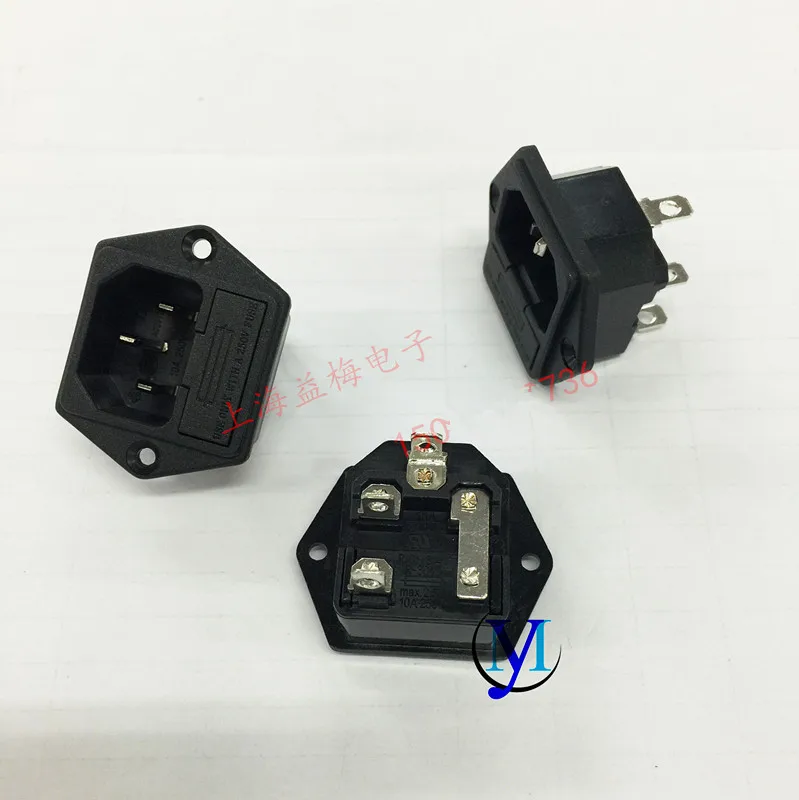 Original New 100 Import Fuse Socket R3015 10a 250v Power Socket Iec