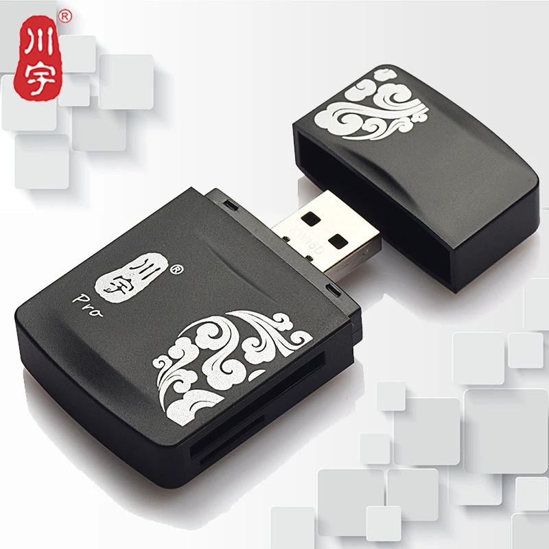 Kawau 2,0 USB TF MS кардридер высокая скорость с Microsd TF MS слот для карт памяти для ПК Максимальная поддержка 128 ГБ устройство для чтения карт памяти