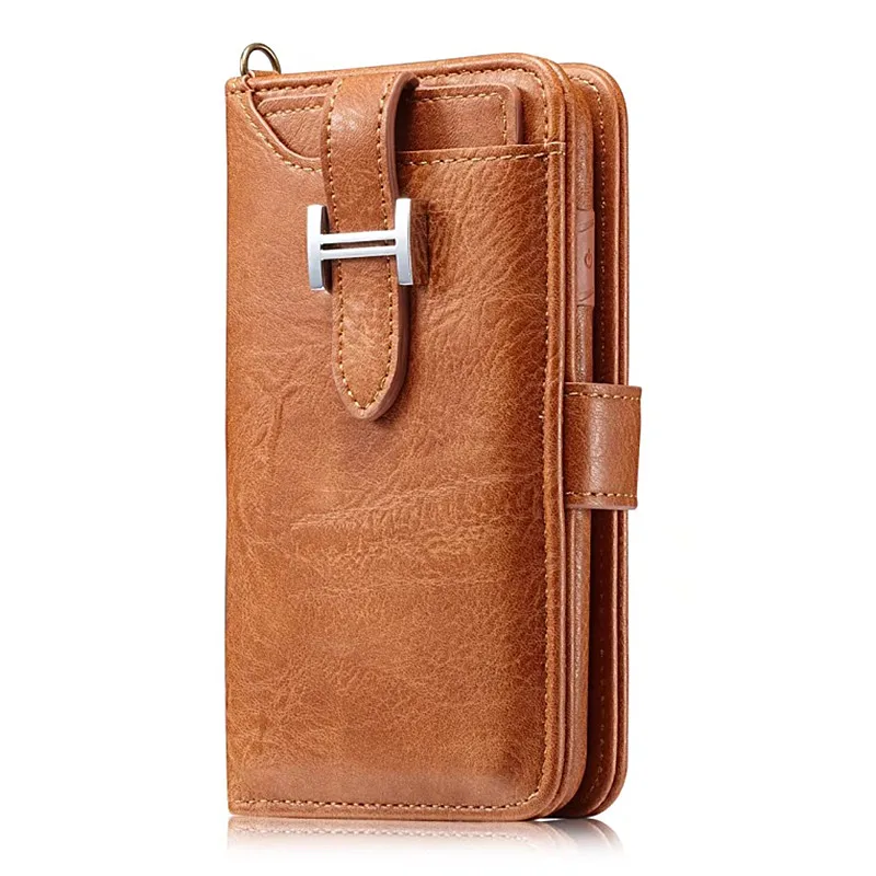 melhor Saco Do Telefone de Couro de luxo Retro Magnetic Cases para iPhone X XS XR XSMax 6 6 s 7 8 Mais Multifuncional 2 em 1 Capa Carteira