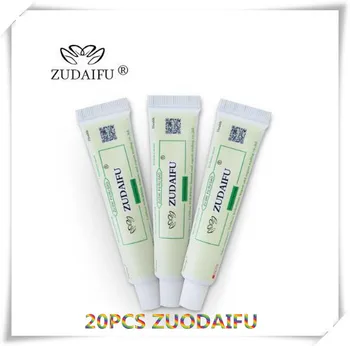

20pcs zudaifu body cream without retail box men women skin care product relieve Psoriasis Dermatitis Eczema Pruritus effect Z13