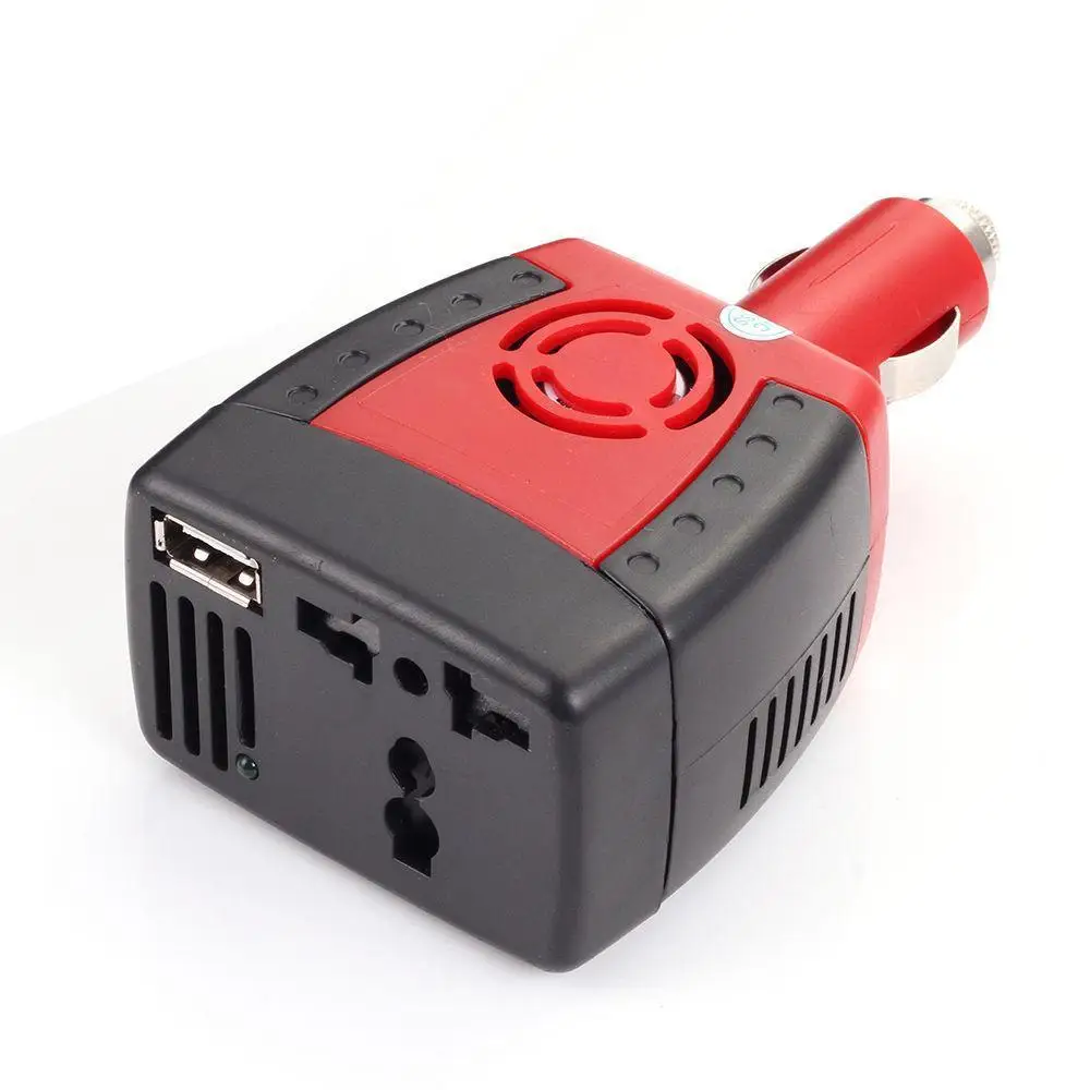 Двойной Yi USB зарядное устройство инвертор 12 В 220 150 Вт Инвертор постоянного тока