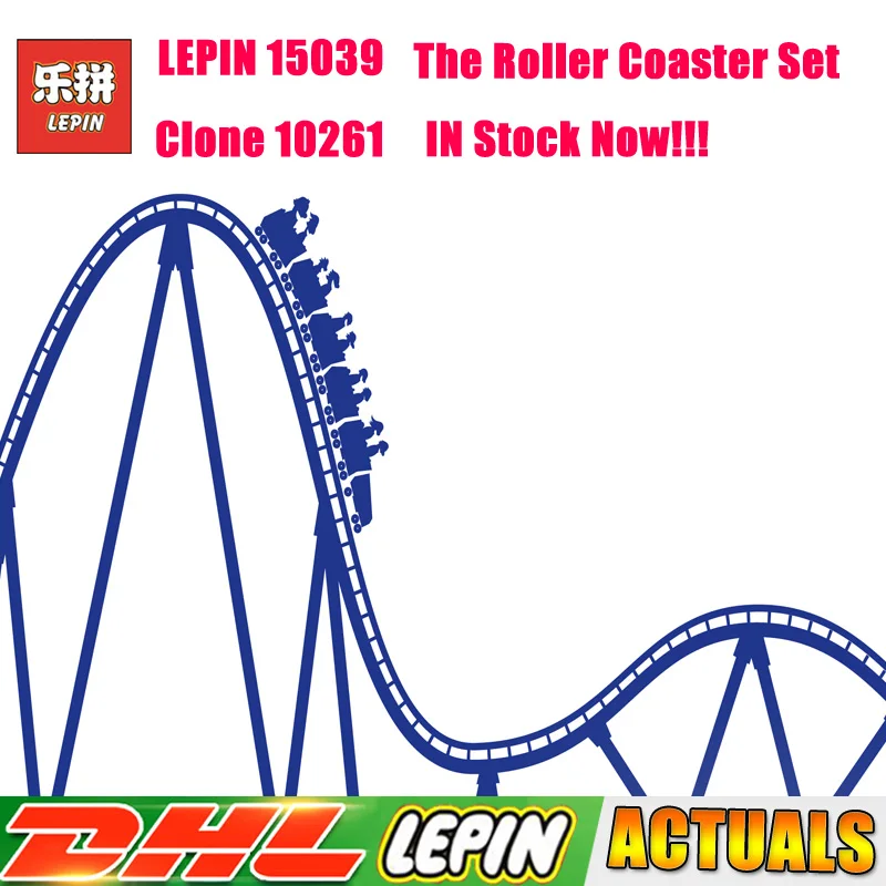 

IN Stock 4619Pcs LP 15039 Funny Model The Roller Coaster Set Building Buidling Blocks Bricks Toy Compatible LegoINGlys 10261