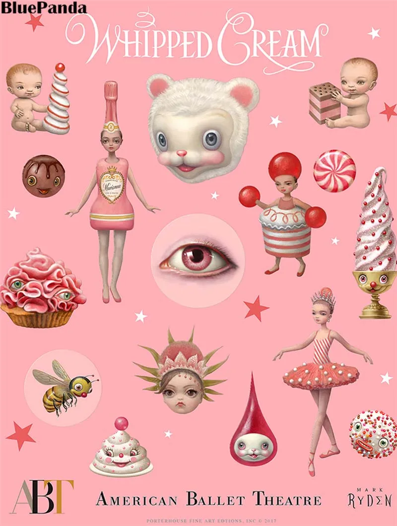 Mark Ryden the Bee Hair Oscary Favourite Artist художественные принты картины для гостиной плакат на стену домашний декор - Цвет: MR020