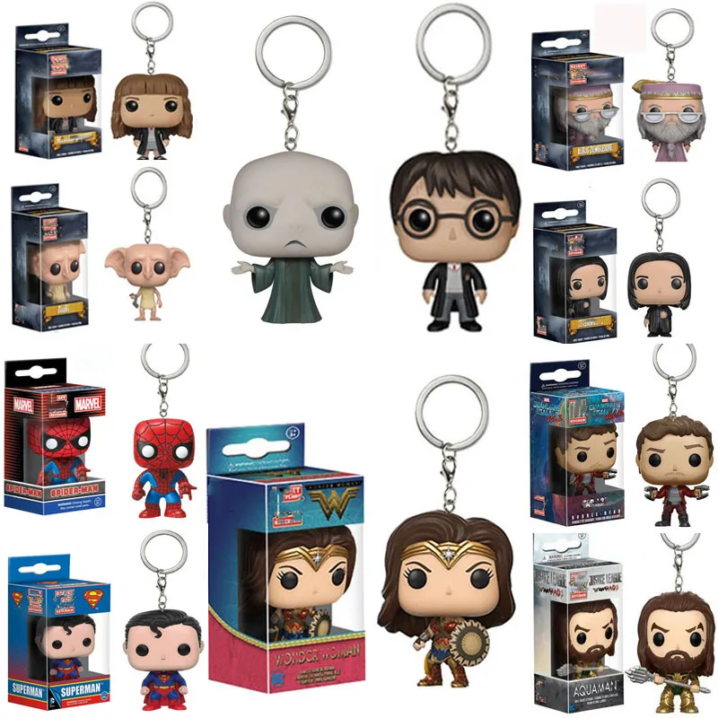 

POP Marvel Avengers & Stranger Things Batman Flash Wonder Woman Dragon Action Figures Toys for children with box