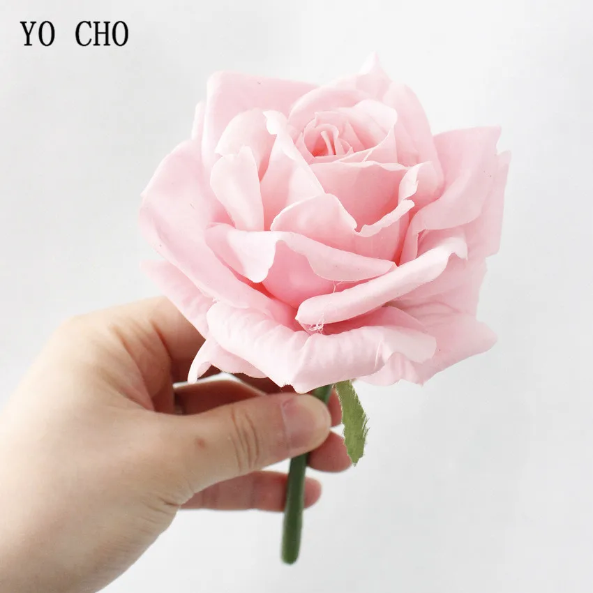 rose artificial flower white peony real touch (25)