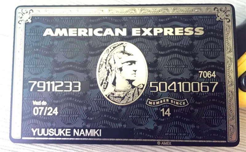 Customizable American Express Centurion Metal Black Card Collect Black Amex Card Customizable American Express Centurion Metal Black Card Collect Black Amex Card