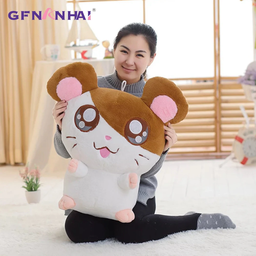 1pc 60cm Hamster Mouse Plush Toy Stuffed Soft Animal Hamtaro Doll Lovely Kids Baby Toy Mickey Mouse Birthday Gift for Children