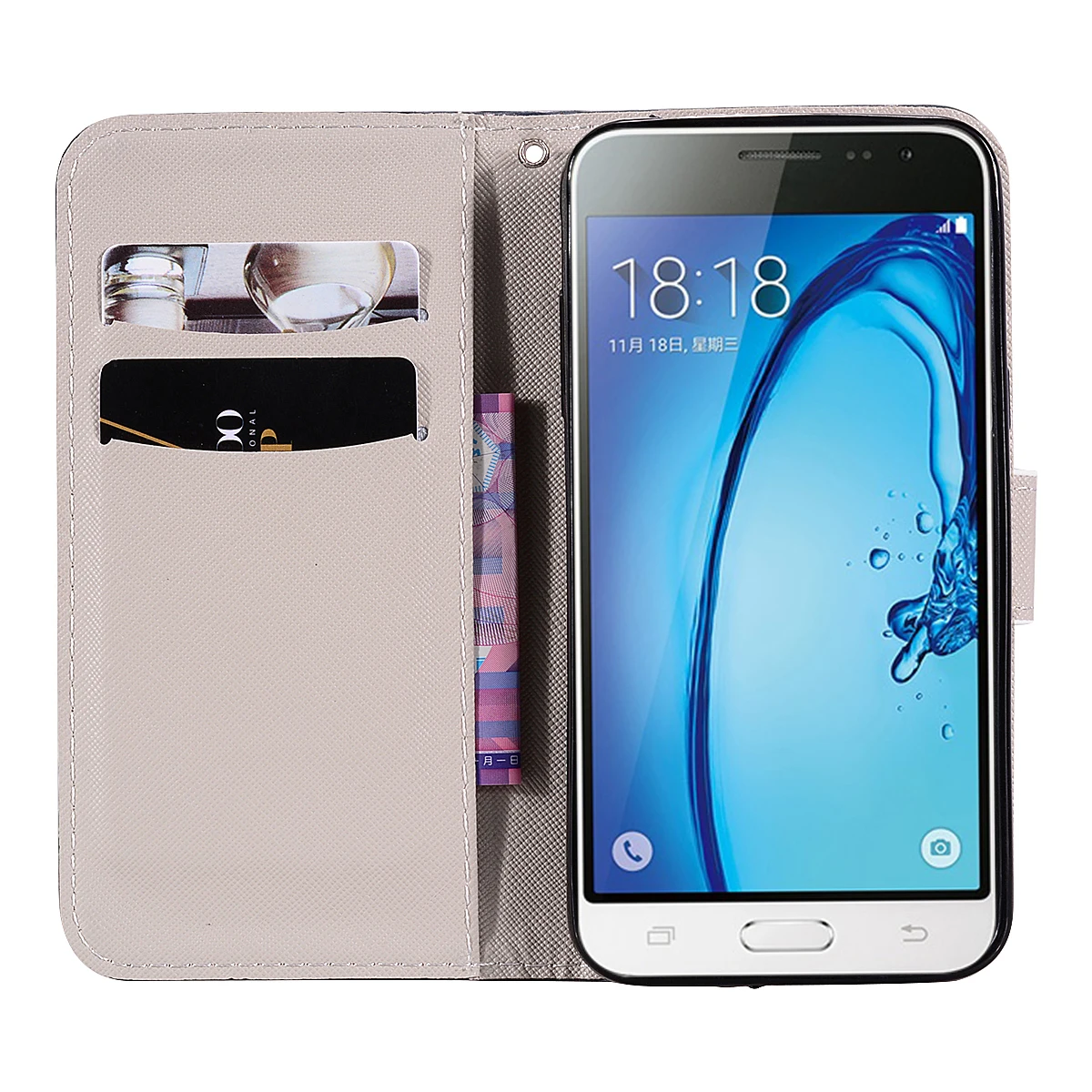 3D кожаный чехол для Samsung J3 2016 J320 телефона с откидной крышкой SM J320F J320H J320FN чехлы