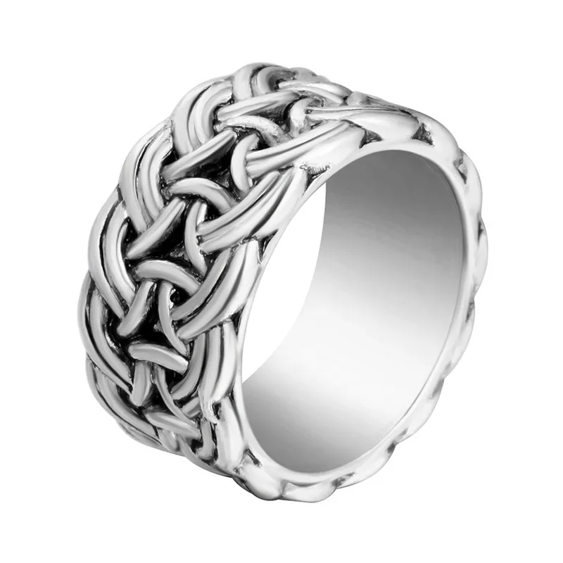 style 13 Handmade Scandinavian Rings Slavic Sun Runic Amulet Moon Star Finger Ring Vintage Norse Viking Jewelry Gift for Men Bague Anel - Цвет основного камня: style 13