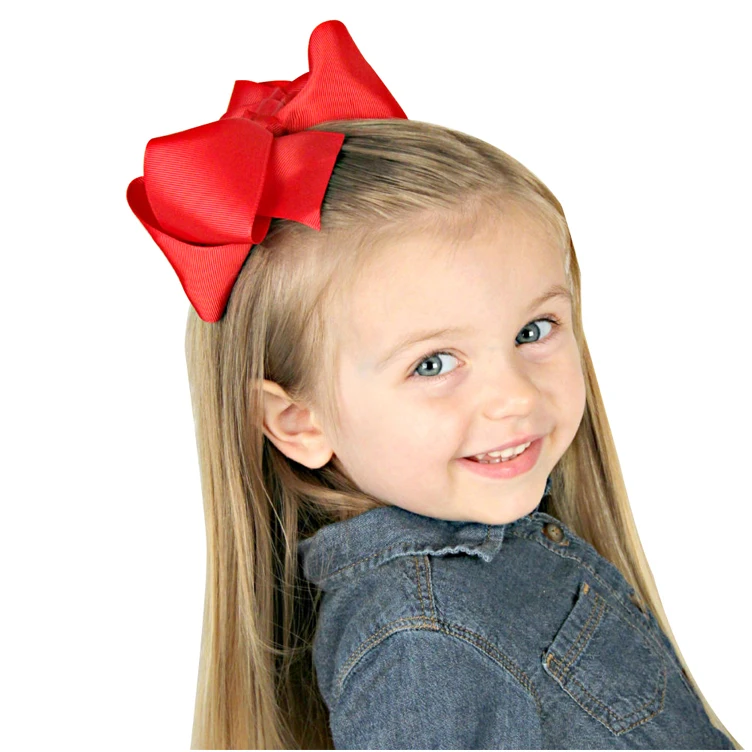 2016-Baby-Big-Ribbon-Bow-With-Hair-Clips-Baby-Girl-Hair-Bows-Boutique-Hair-Bows-For