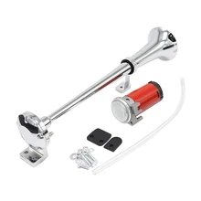 12 В 18A мотоцикл один электрический насос труба Воздушный Рог Комплект Поезд Лодка Воздушный Рог 150 дБ для автомобиля грузовик ван лодка 445x100x95 мм