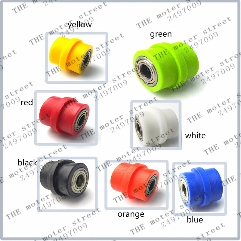 10mm 8mm Chain Roller Slider Tensioner Wheel Guide Pit Dirt Mini Bike Moto WD SK