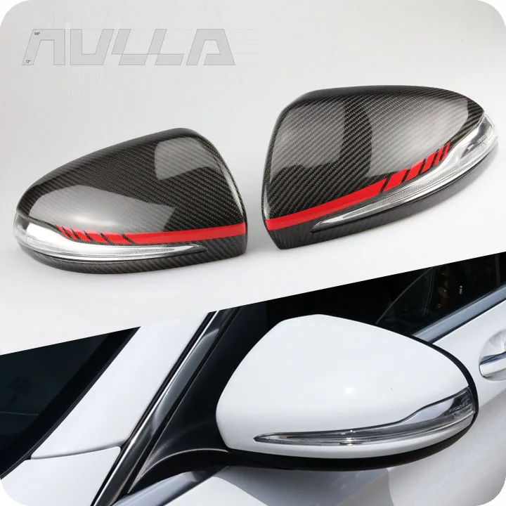 Carbon Fiber Mirror Replacement For Mercedes Benz W222 W205 W213 X205 W238 AMG C63 S63 E63 Cover LHD | Автомобили и мотоциклы
