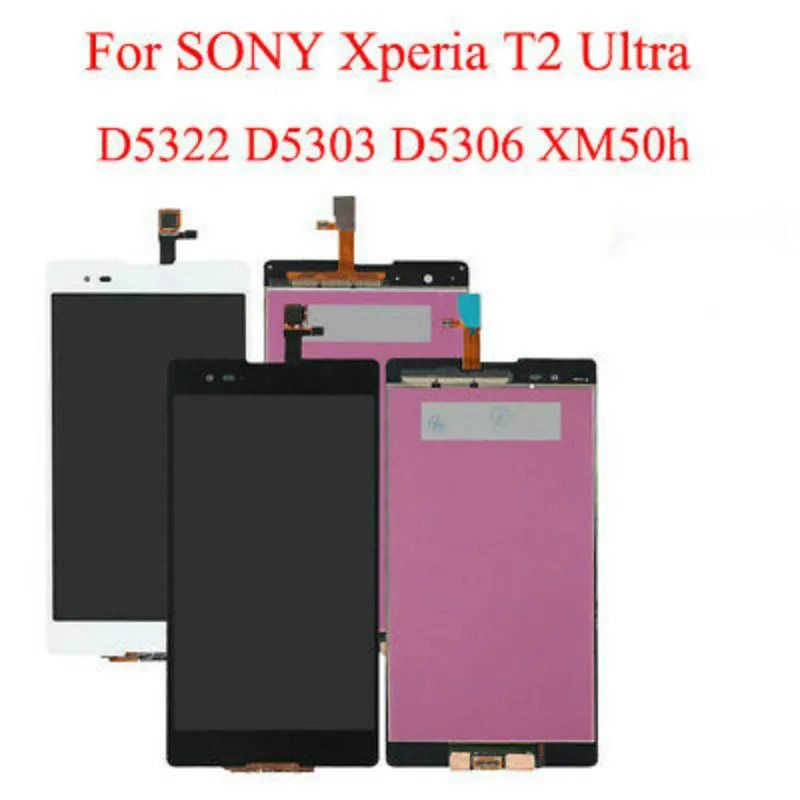 

100% Original For Sony Xperia T2 Ultra D5322 LCD Screen Display Touch Digitizer