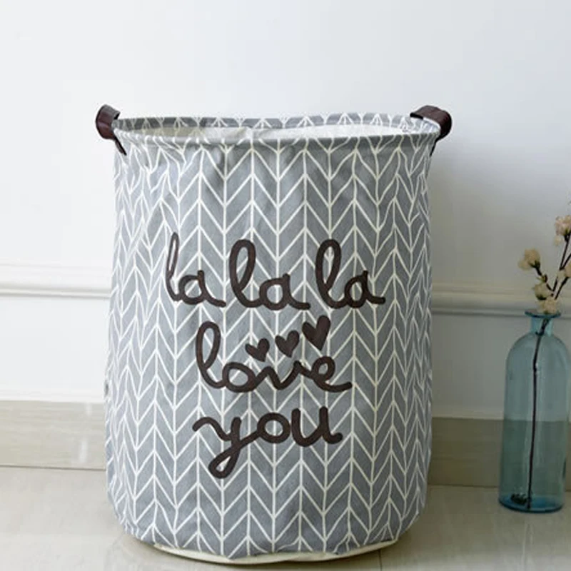 Large Hamper Home Folding Hamper Sundries Basket Fabric Underwear