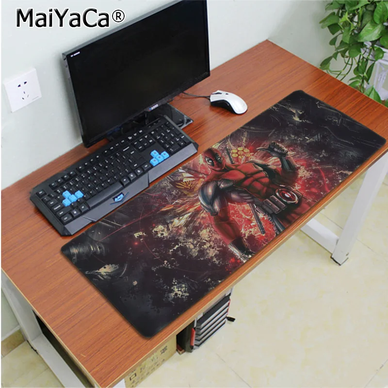 MaiYaCa крутой Deadpool Железный человек Удобная мышка коврик игровой коврик для мыши большой коврик для мыши клавиатуры коврик