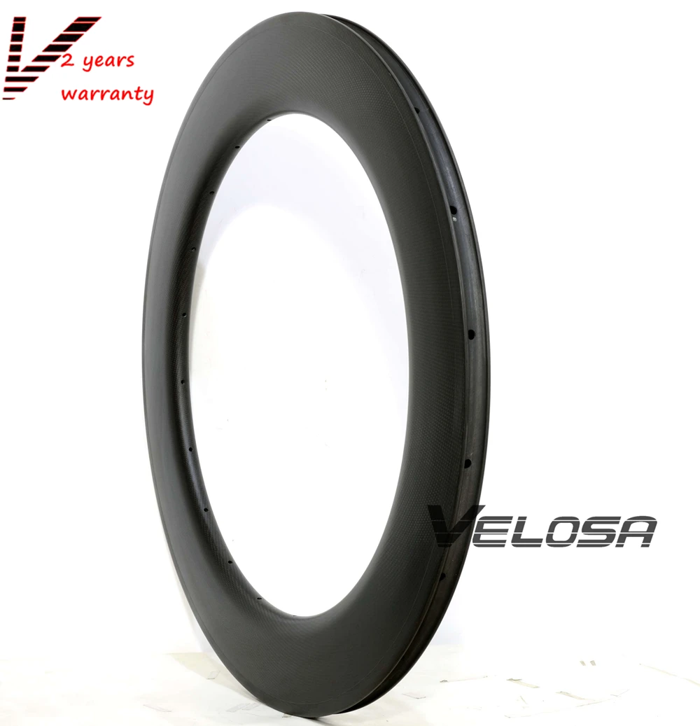 Full carbon road bike rims, 88mm clincher/tubular ,classic 23mm width 700C road bike carbon rims