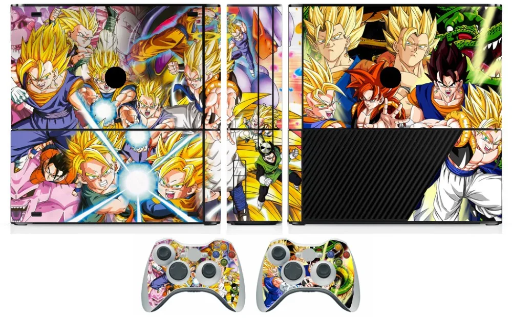 Виниловая защитная пленка Dragon Ball 272 для Microsoft Xbox 360 E и 2 контроллеров XBOX SLIM E|protector