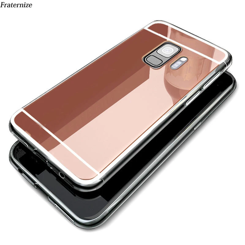 Luxury Bling Mirror Silicon Case For Samsung Galaxy S3 S4 S5 S6 S7 Edge S8 S9 Plus A8 2018 Soft Clear TPU Back Cover capa |
