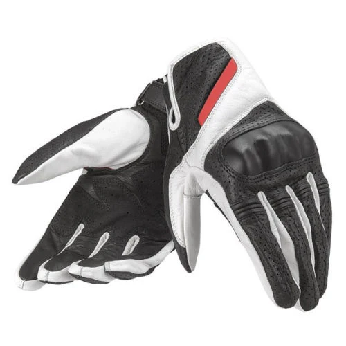 Dain кожаные перчатки основные черные/красные/черные moto rcycle перчатки GP Размер M L XXL