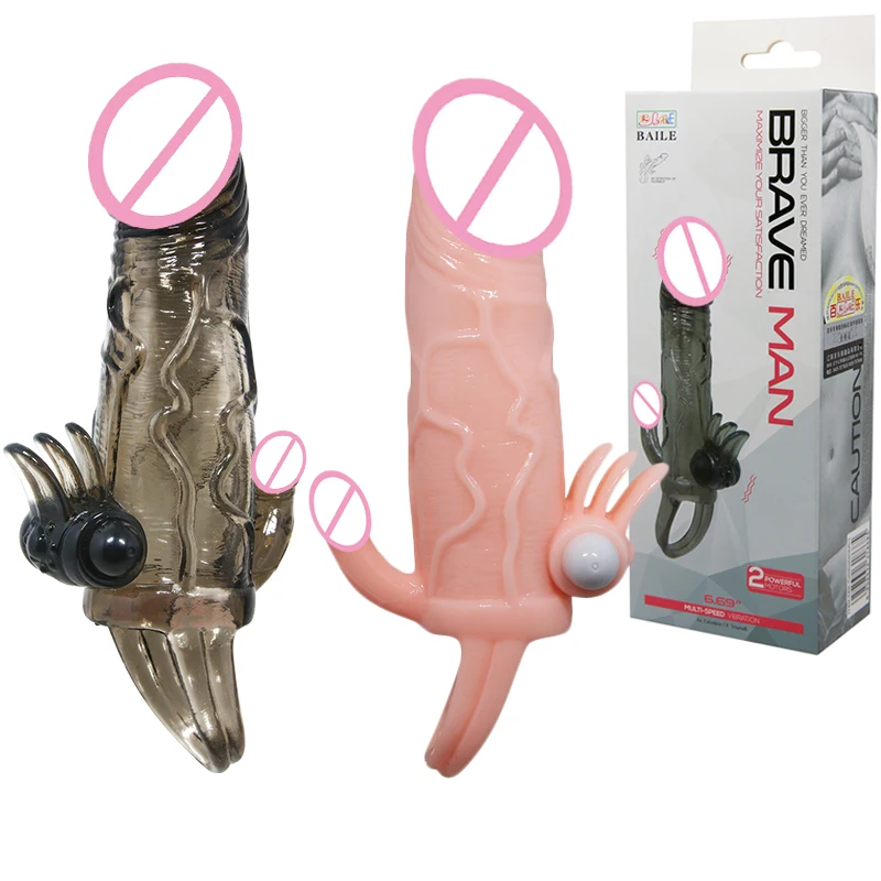 Sex Products Penis Rings Vibrator Reusable condom Cock Rings Sex Toys for men Extension Delay penis Rings sex toys for couples