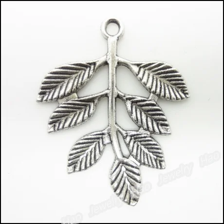 

11 pcs Charms Tree leaf Pendant Tibetan silver Zinc Alloy Fit Bracelet Necklace DIY Metal Jewelry Findings