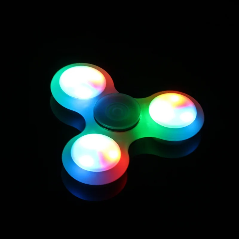 2017 HOT Toys 3 Color Automatic Light Flashing Finger Spinner ABS + Metal Bearings Presented Three Batteries 2017 HOT Toys 3 Color Automatic Light Flashing Finger Spinner ABS + Metal Bearings Presented Three Batteries