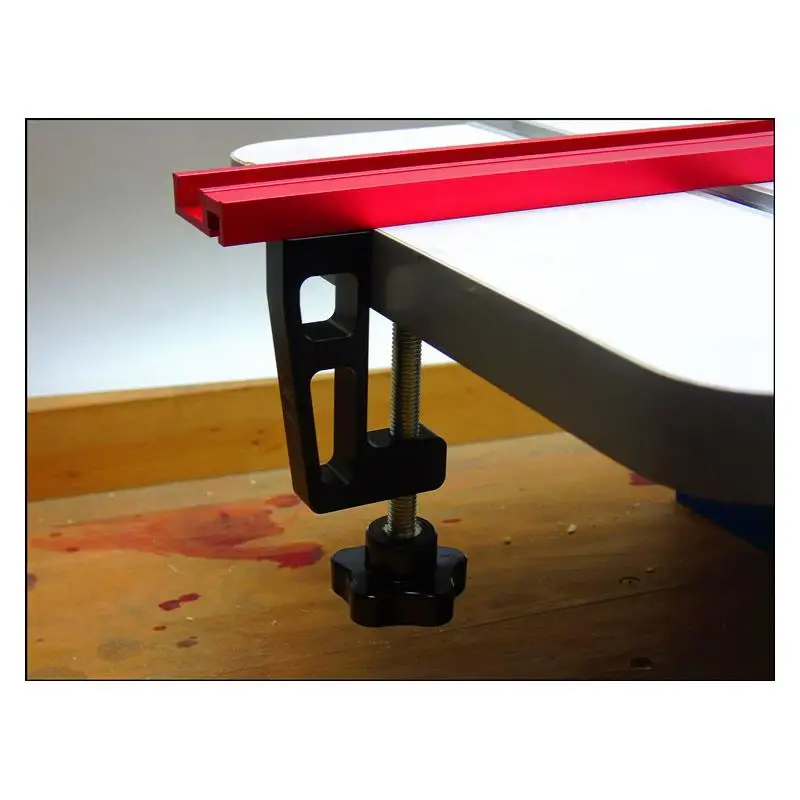 Machifit 800mm Red Aluminum Alloy T-track Woodworking 45x12.8mm T-slot Miter Track