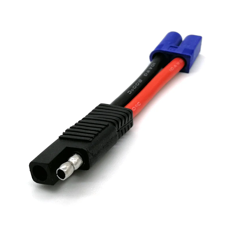1pcs EC5 Male Plug Connector to SAE Power Automotive Adapter Cable Wire 10AWG