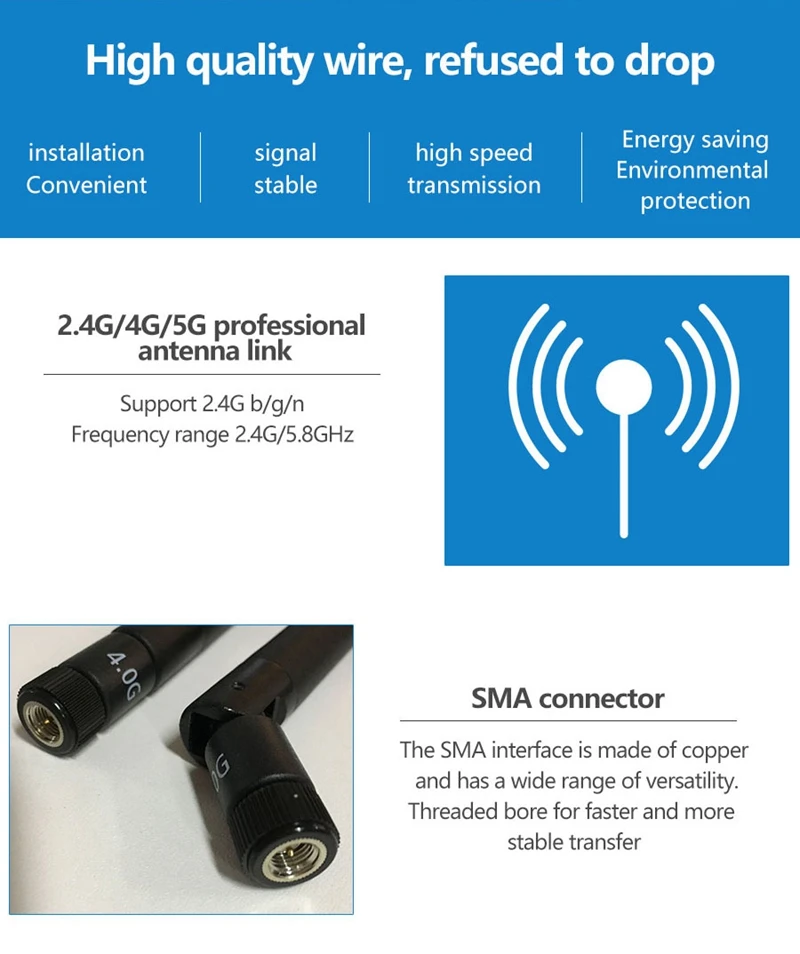 Cioswi, 2,4G, 3G, 4G, 5G, Lte, Wifi антенна, сила сигнала, Wifi, 5dBi, 7dBi, антенна, длинный диапазон, для беспроводного Wifi роутера, для улицы