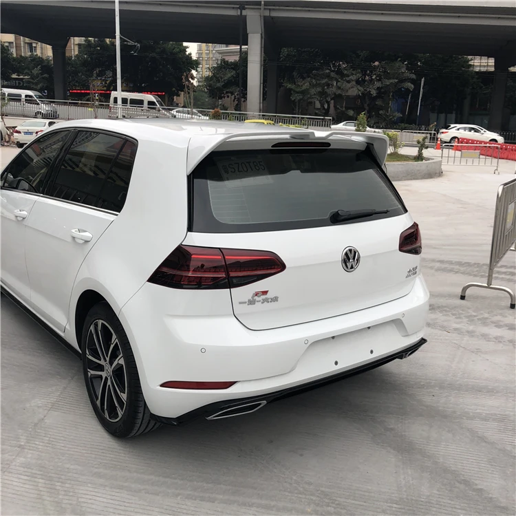 For Volkswagen MK7 Golf 7-Rline Spoiler ABS Material Car Rear Wing primer Color Spoiler For VW Golf 7-R Spoiler 2014-2017 - at the price of $25.00 aliexpress.com | imall.com