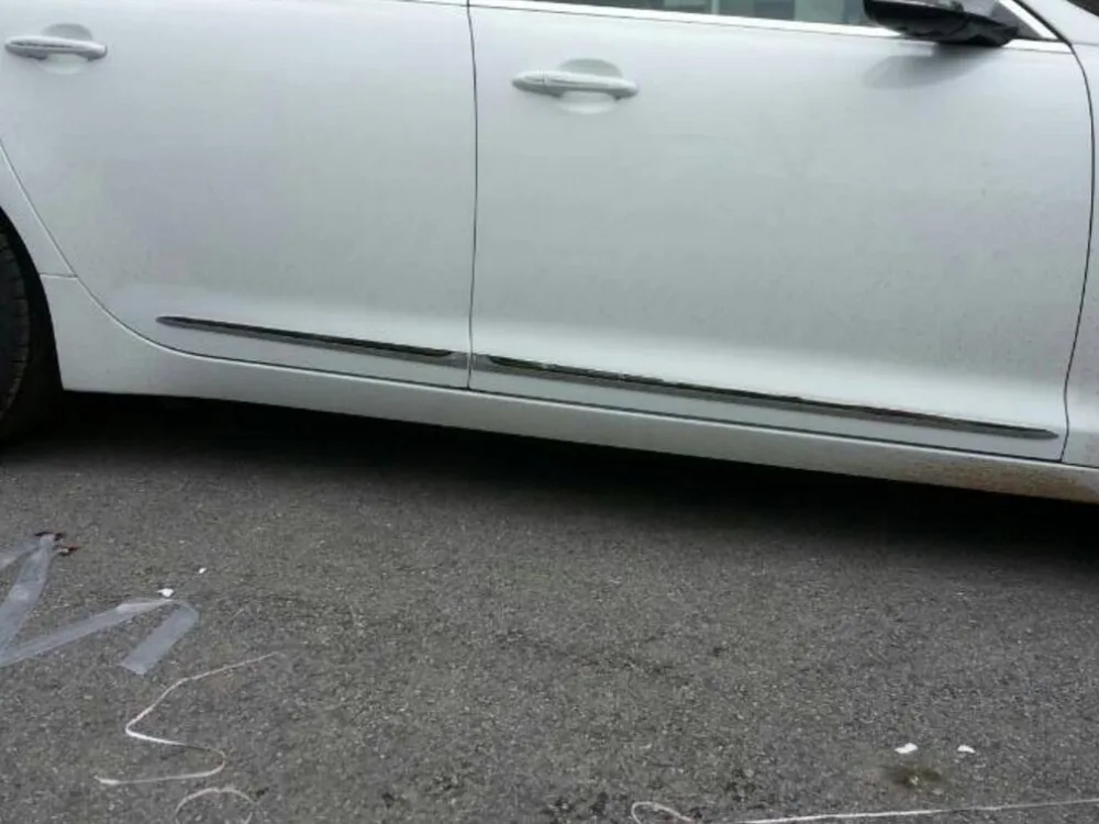 

Chrome Side Door Body Molding Protector Plate Trim 4pcs For Jaguar XF 2007-2016