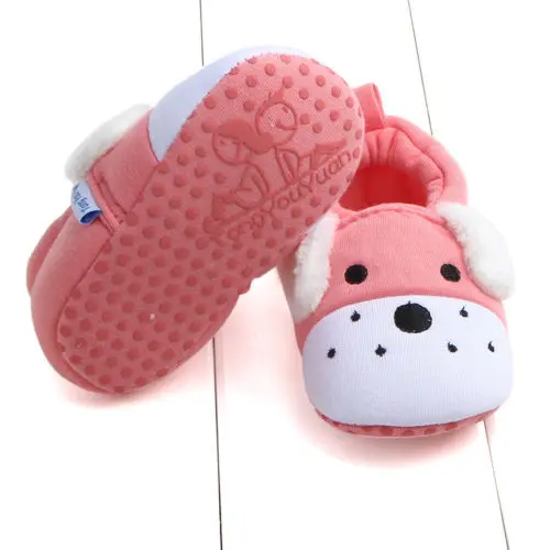 PUDCOCO/партия, цветная детская обувь для мальчиков и девочек, с мягкой подошвой, с милым мультяшным животным, обувь для малышей, Нескользящие ботинки, носки-тапочки, носки для малышей 3-11 месяцев - Цвет: D