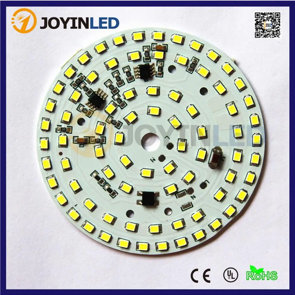 

Free Shipping 2pcs/Lot PCB Light Source Dimmable SMD2835 Led PCB Chips 9W 12w 15w AC Led Modules