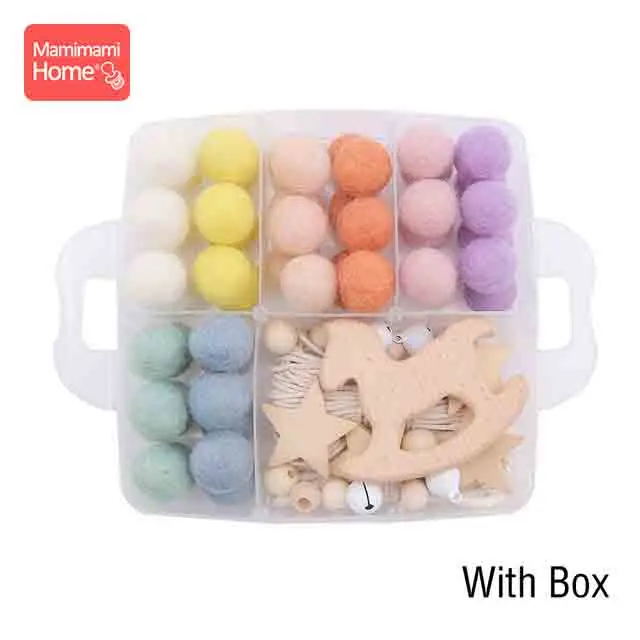Candy Wool Set-2 1 комплект детский деревянный Прорезыватель DIY цепочка для прорезывания зубов подарки пищевой Перл Силиконовые бусы для прорезывания зубов деревянные грызуны детские товары игрушки - Цвет: Candy Wool Set-2