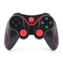 Красный плюс черный Беспроводной Bluetooth контроллер sixaxis для Sony PS3 игровой консоли