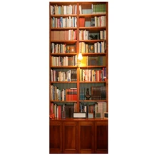 ПВХ самоклеющиеся декоративные водонепроницаемые дверные наклейки украшения дома съемные художественные наклейки плакат «сделай сам» декоративные пленки E5M1